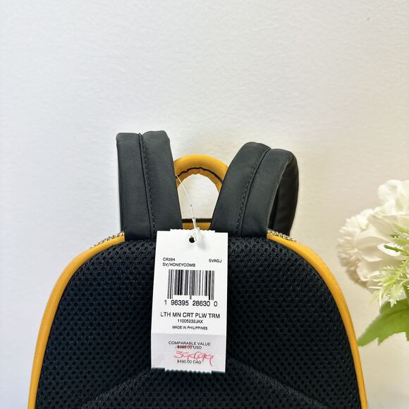 Coach CR284 Mini Court Backpack IN HONEYCOMB - Picture 12 of 12